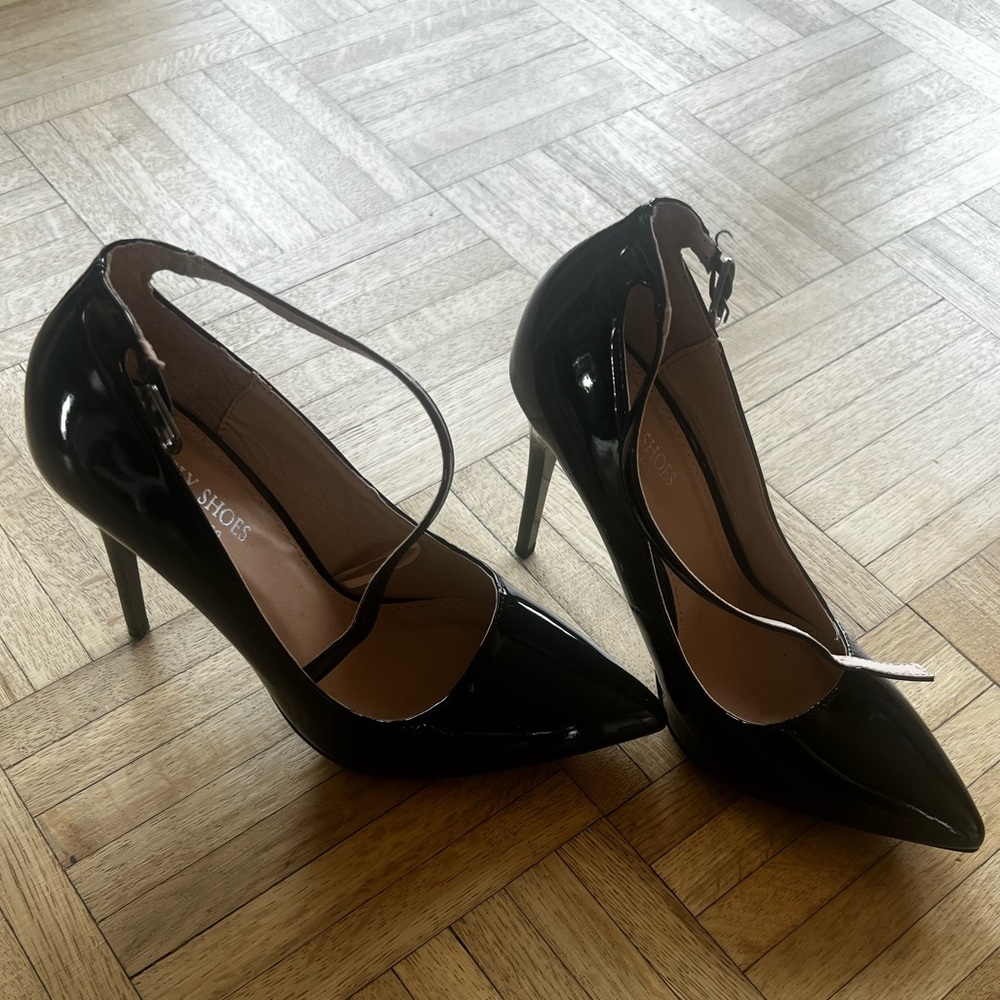 Black Patent Heels
